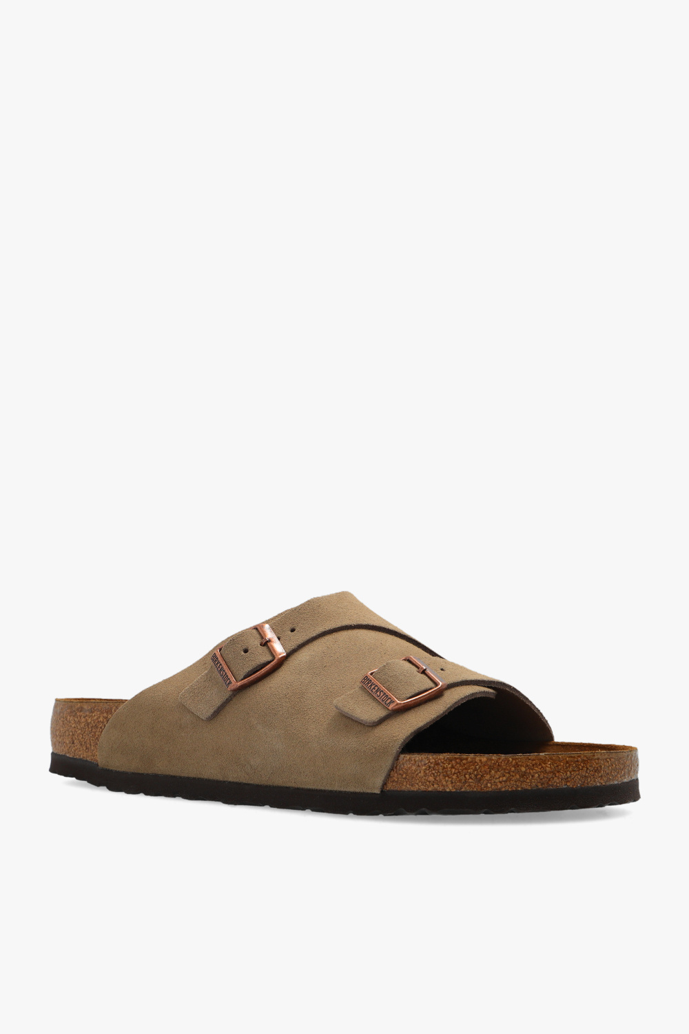 Beige 'Zurich' slides Birkenstock - Vitkac Canada